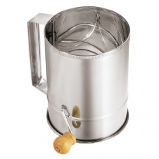Paderno World Cuisine Stainless Steel Sifter with Crank Handle WCS6930